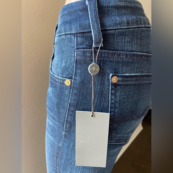 NWT 7 For All Mankind Jeans Kimmie Bootcut Dark blue sz 26 - Picture 7 of 12
